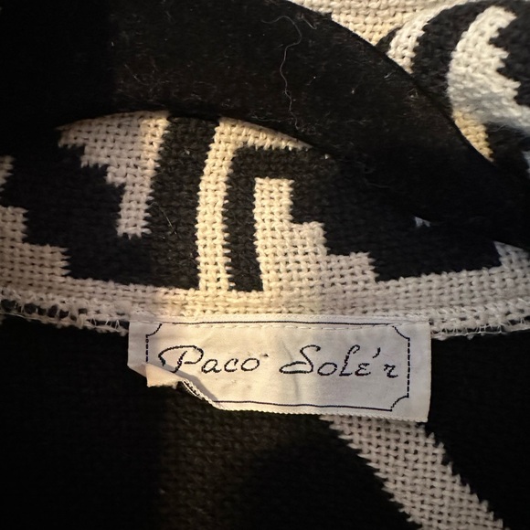 Vintage Paco Sole’r Native Design Sweater Jacket - Picture 4 of 5